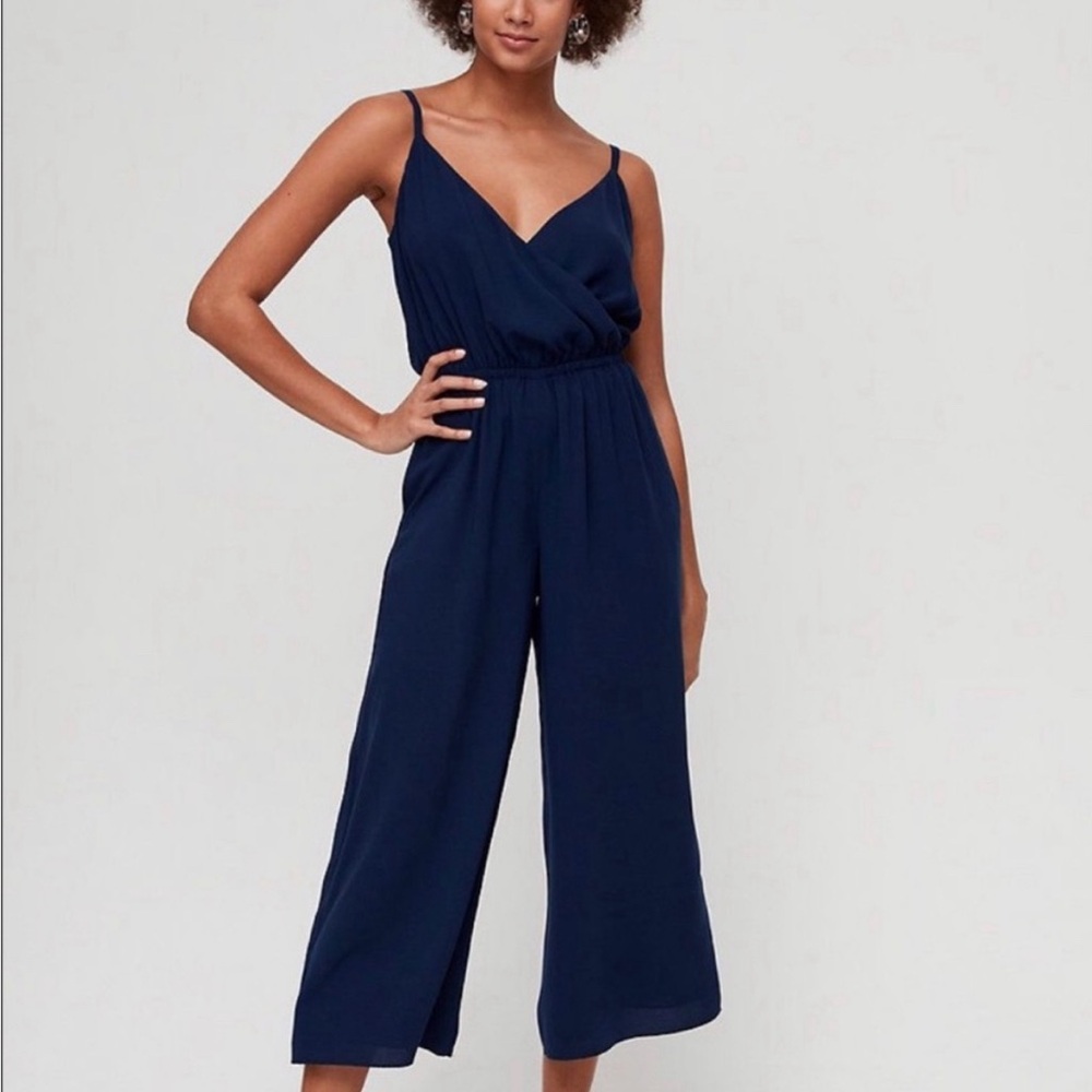 Navy Blue Wilfred by Aritzia Jumpsuit